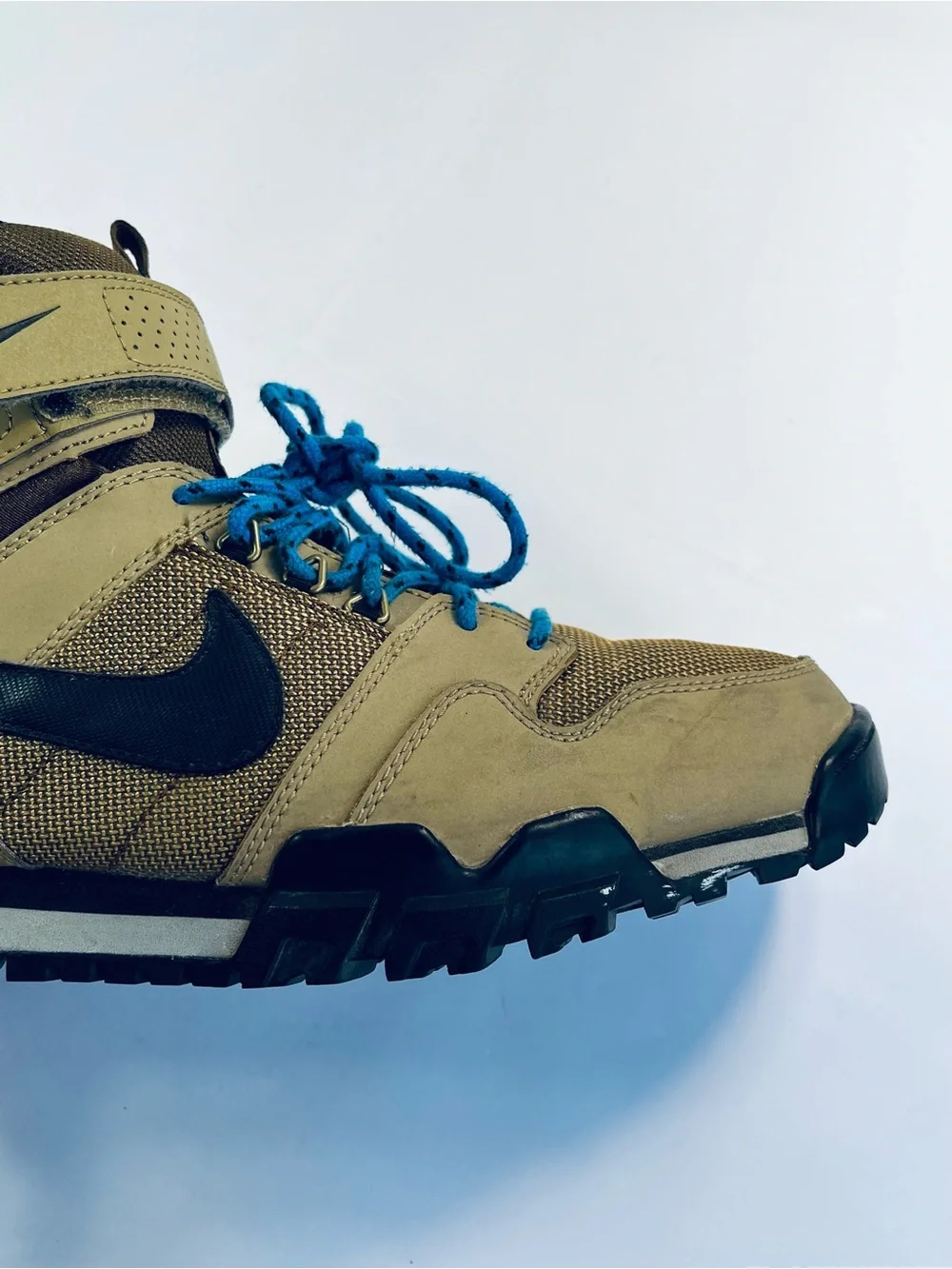 Nike Men’s Olive Green High-Top Trail Sneakers #535836-202 Men’s:10 - Picture 6 of 15